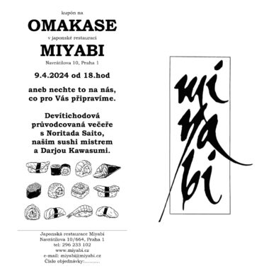 Omakase - 9.4.2024 od 18:00